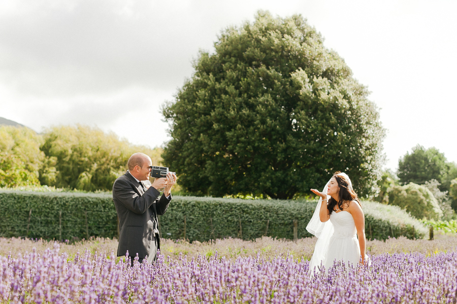 Ruth Pretty Catering Wellington, Kate Robinson Photography, Lavender field, Unplugged Wedding
